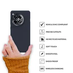 SPRIG Solid Printed Oneplus 12 Back Case Mobile Accessories image 2