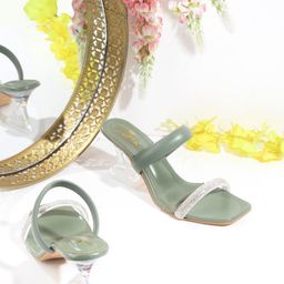 STEPT6 Colourblocked PU Stiletto Sandals-picture-53