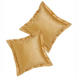 THE CONVERSION Gold-Toned Set of 2 Square Cushion Covers image 3