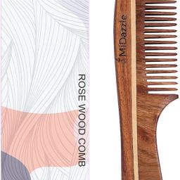 Natural Handcrafted Sheesham Rosewood Hair Comb for Men and Women (MIRC00006)-24