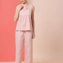 Chemistry Women Striped Night suit-picture-35