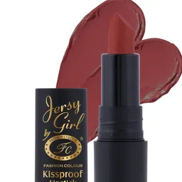 Fashion Colour Jersy Girl Kiss Proof Waterproof Matte Lipstick - Bordeaux - 38-17