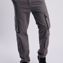 IVOC Men Relax Fit Cotton Cargos Trousers-image-44