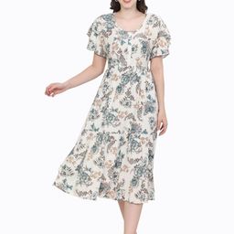 Ms.Lingies Floral Printed Maternity Nightdress-image-78