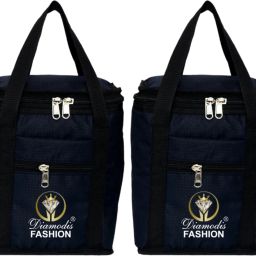 Trendy Premium Quality School Office Lunch Bag Upto 3 Boxes Lunch Tiffin Bags A1 Waterproof Lunch Bag-15
