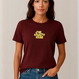 Anikmart Women Spongebob Printed Pure Cotton T-shirt-picture-10