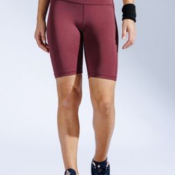 BASICPLZ Women Mid-Rise Dri-FIT Slim Fit Sports Shorts-image-46