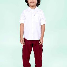 KiddoPanti Boys Shirt With Trousers-image-65