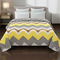 IVAZA Yellow AC Room Double Bed Microfibre Comforter-image-63