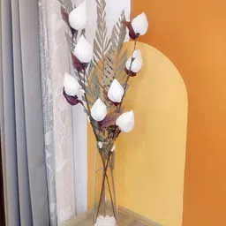 Myntra Elegant Homes White 1 Pieces Lotus Sasaya Artificial Flower-image-96
