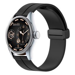 DOUBLERUN Unisex Dial & Bracelet Style Straps Analogue Chronograph Watch H05N16044-21