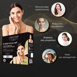 L'AVENOUR Set Of 3 D-Tan 6-Steps Facial Kit With Vitamin E & Niacinamide- 30 ml Each image 2