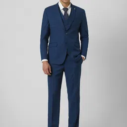 Van Heusen Slim-Fit Single-Breasted Three-Piece Suits-image-93