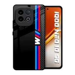 QRIOH Unisex iQOO Neo 10 5G Quirky Automotive Art Shockproof Glass Back Case-picture-44
