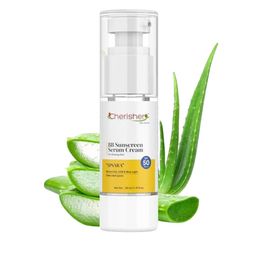 CHERISHER BB Sunscreen Face Serum Cream With SPF 50 PA + - 30 ml-19