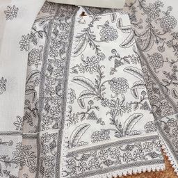 Soch Floral Embroidered Thread Work Unstitched Dress Material-image-40