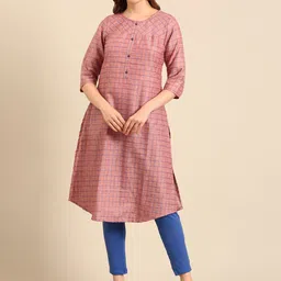 Anouk Women Checked Kurta-picture-43