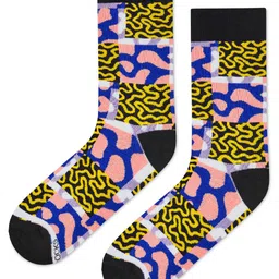 Dynamocks Crew Unisex Patterned Calf Length Socks image 3
