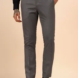 Cantabil Men Mid-Rise Comfort Formal Trousers-picture-9