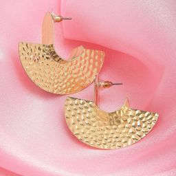 Bohey by KARATCART Contemporary Half Hoop Earrings-image-85