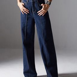 Miss Chase Women Wide Leg High-Rise Jeans-image-83