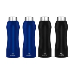 Speedex Black & Blue 4 Pieces Stainless Steel Water Bottle - 1000 ml Each-image-73
