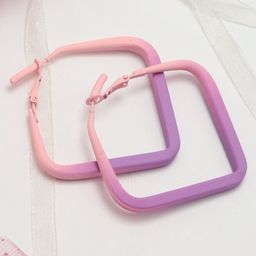 Maansh Contemporary Half Hoop Earrings-image-8