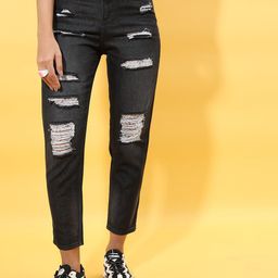 Tokyo Talkies Women Highly Distressed Light Fade Jeans-image-72