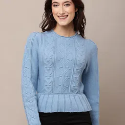 NoBarr Women Cable Knit Pullover-picture-0