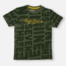 Pepe Jeans Boys Typography Printed Round Neck Pure Cotton T-shirt-image-42