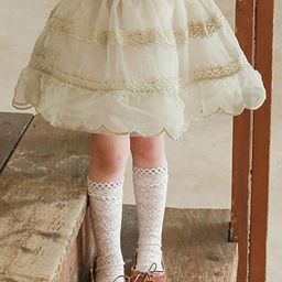 LULU & SKY Girls Embellished Flared Mini Skirt-image-91