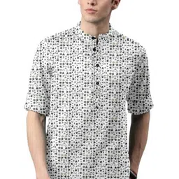 ISUEL FAB Men White Cotton Shirts-picture-40