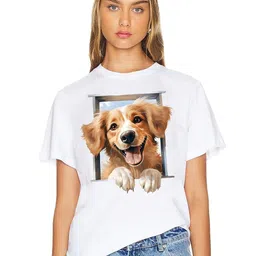 VLAM Women Printed Cut Outs T-shirt-picture-24