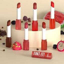 GLAM21 Set Of 2 Tint It Lip Balm With Vitamin-E -3.5 g Each-Watermelon-06, Apricot-04 image 4