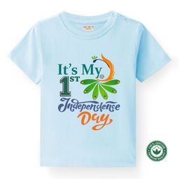 BLUSHES Kids Typography Printed Round Neck Cotton T-shirt-image-45