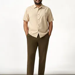 The Pant Project Men Comfort Slim Fit Non Iron Trousers-image-50