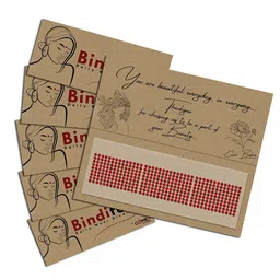 Comet Busters Bindiful Set Of 5 Daily Wear Traditional Bindis- Red-35