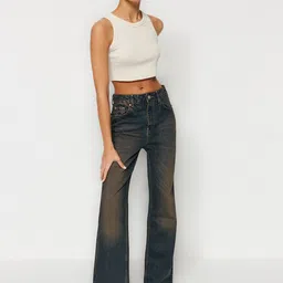 Trendyol Women Clean Look Stretchable Jeans-image-67