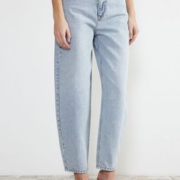 Trendyol Women Clean Look Heavy Fade Pure Cotton Jeans-image-96