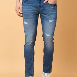 Being Human Men Mildly Distressed Heavy Fade Jeans-image-53