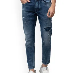 Being Human Men Slim Fit Mildly Distressed Heavy Fade Jeans-image-32
