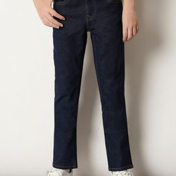 Jack & Jones Junior Boys Straight Fit Clean Look Light Fade Pure Cotton Whiskers Jeans-picture-31