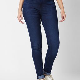SPYKAR Women Skinny Fit High-Rise Light Fade Jeans-picture-13