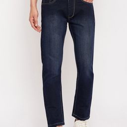 FirstKrush Men Mid-Rise Light Fade Clean Look Cotton Jeans-image-88