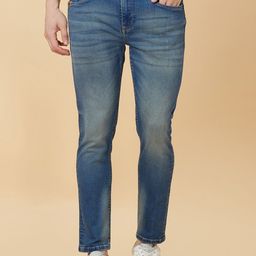 Being Human Men Mid-Rise Dark Shade Heavy Fade Clean Look Jeans-picture-16