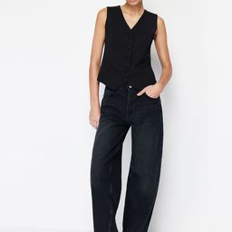 Trendyol Women Light Fade Clean Look Jeans-image-68