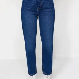 Trendyol Women Clean Look Light Fade Pure Cotton Jeans-picture-37