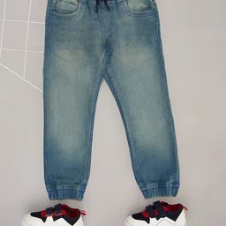 Pantaloons Junior Boys Light Fade Mid-Rise Jeans-picture-1