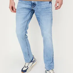 max Men Mid-Raise Clean Look Heavy Fade Regular Fit Casual Jeans-picture-37