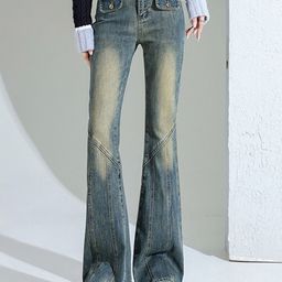 StyleCast Women Blue Mid-Rise Mom Fit Heavy Fade Jeans-picture-46